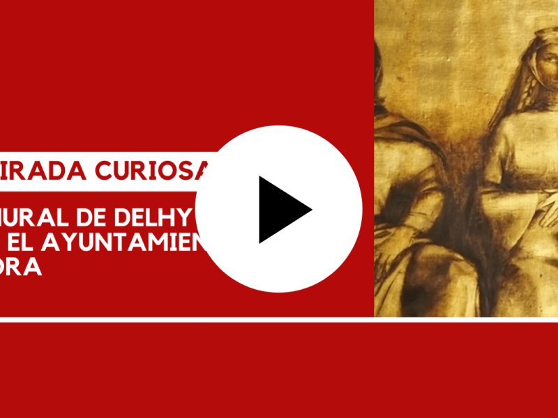VÍDEO /  LA MIRADA CURIOSA 1: El mural de Delhy Tejero para el Ayuntamiento de Zamora