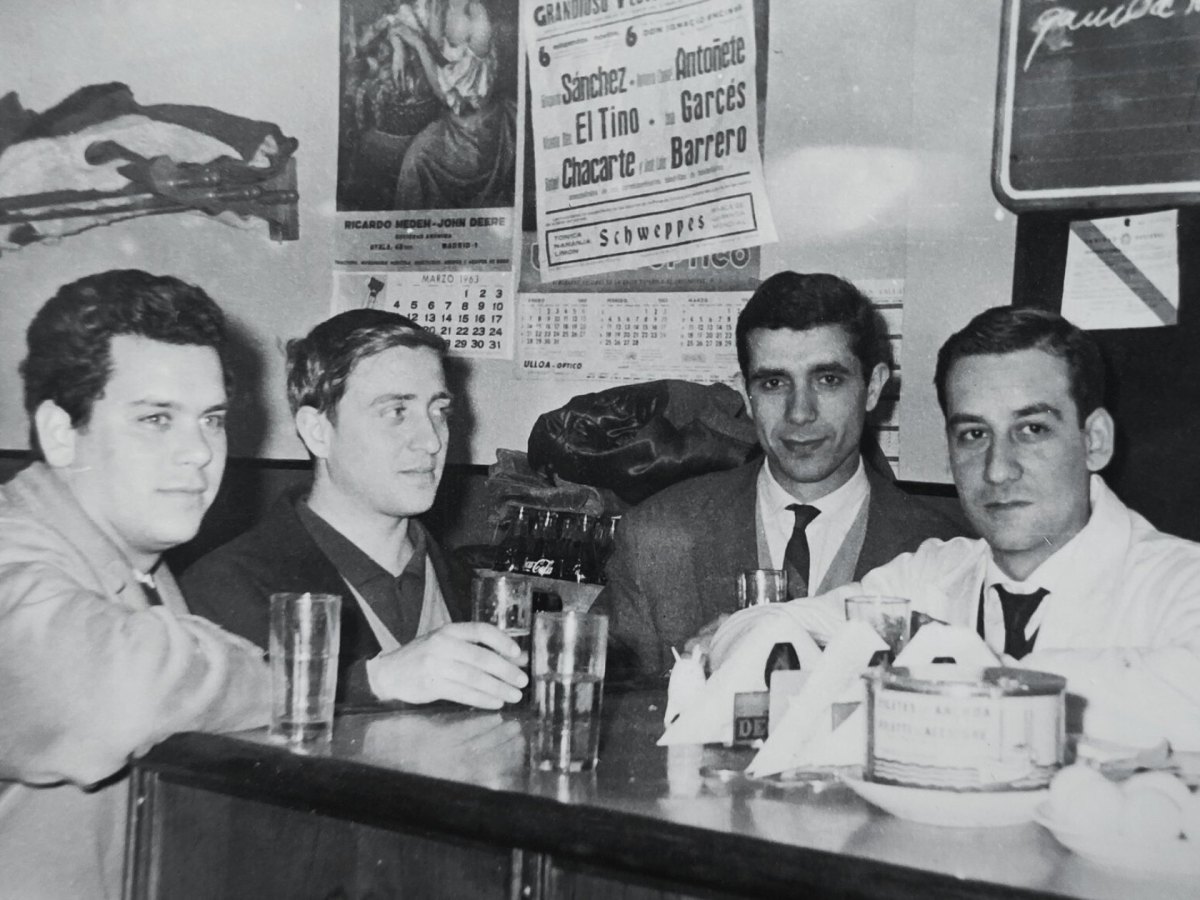 Pedrero, Torre Cavero y Tomás Crespo en 1963