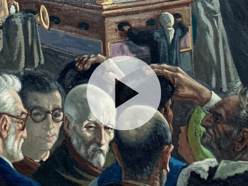 VÍDEO / LA MIRADA CURIOSA 12: El pintor Gallego Marquina y su obra «La procesión del amanecer»