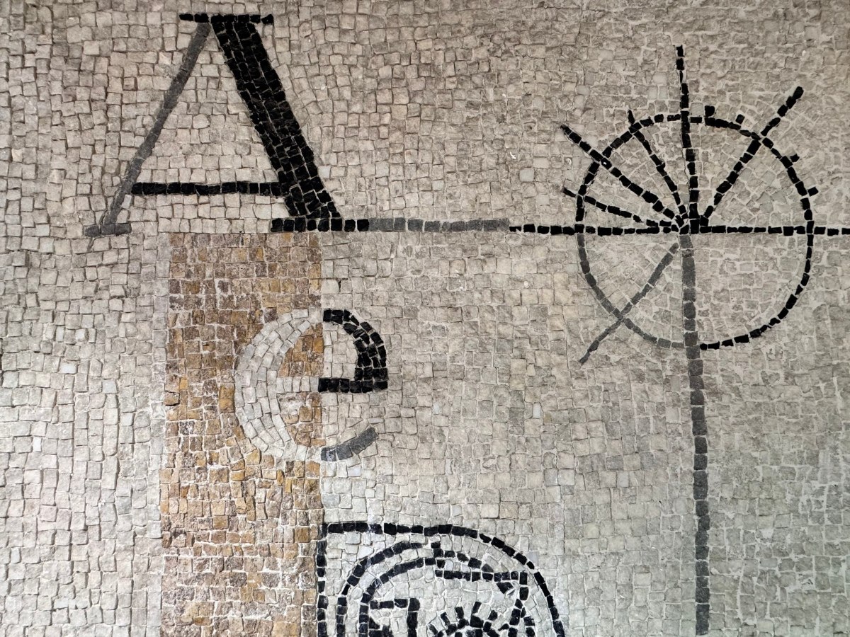 Mural alegórico «La óptica»