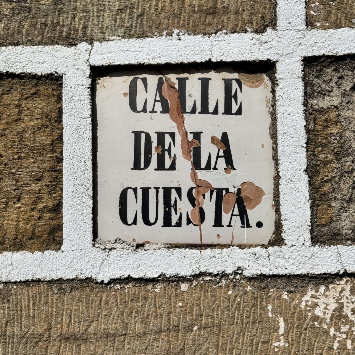 Placa Calle de la Cuesta