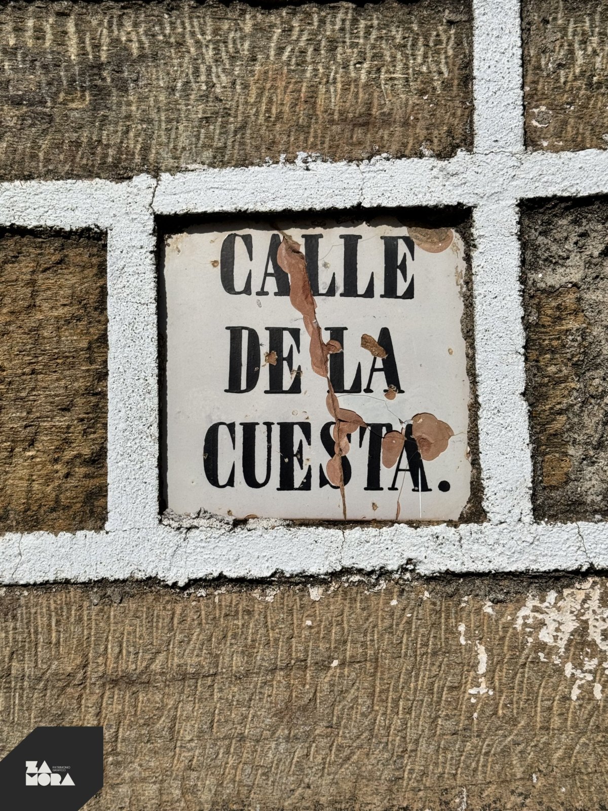 Placa Calle de la Cuesta