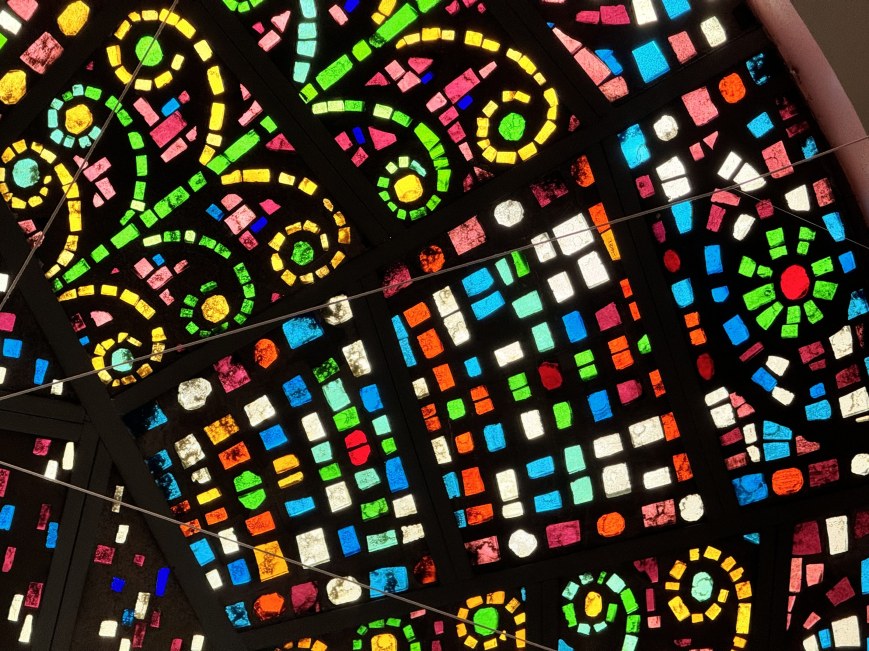 Vidrieras en el IES Maestro Haedo